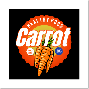 Carrot Power - Embrace the Healthy Crunch! Posters and Art